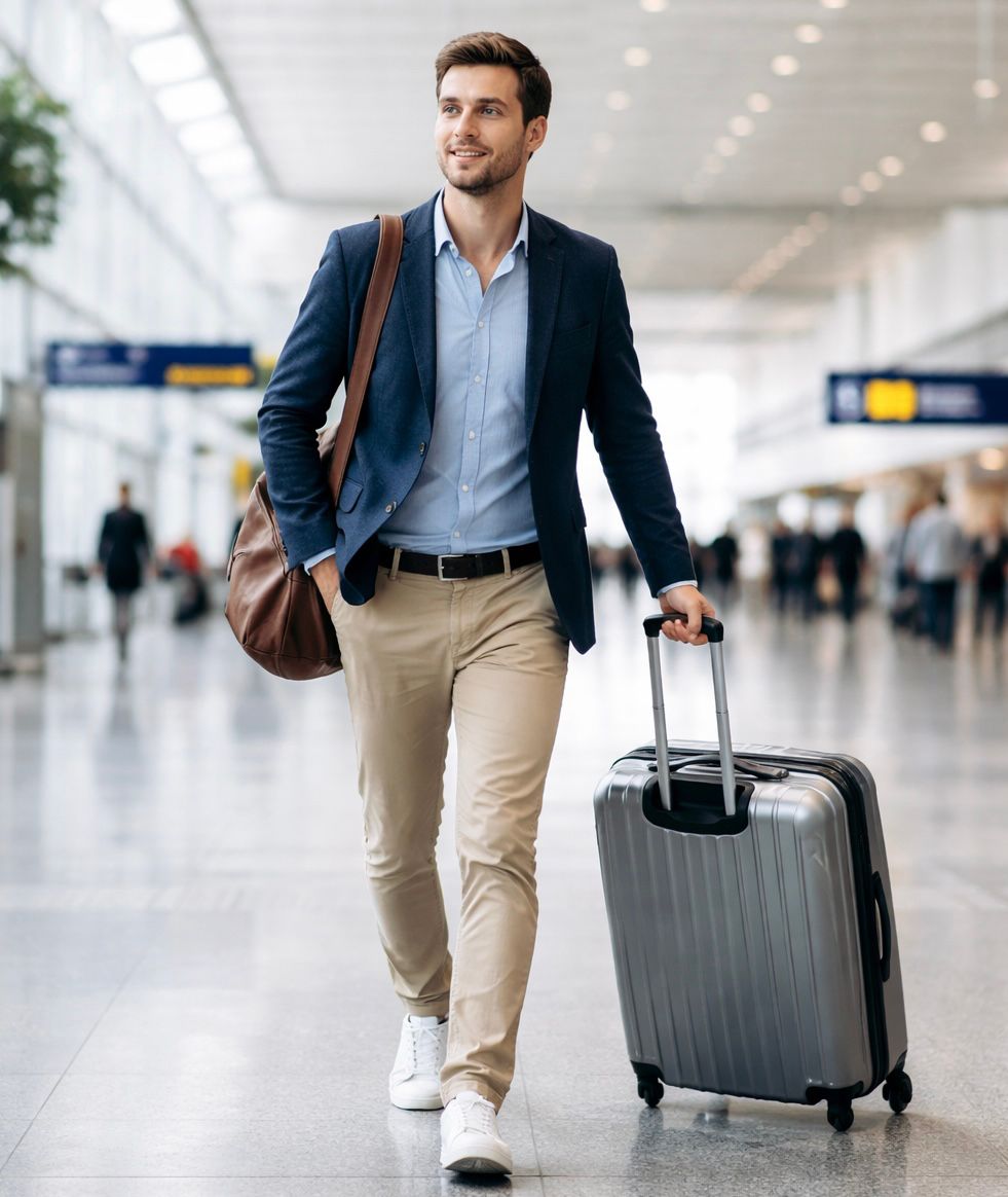 Luggage and bags with SANKRO.IO tag