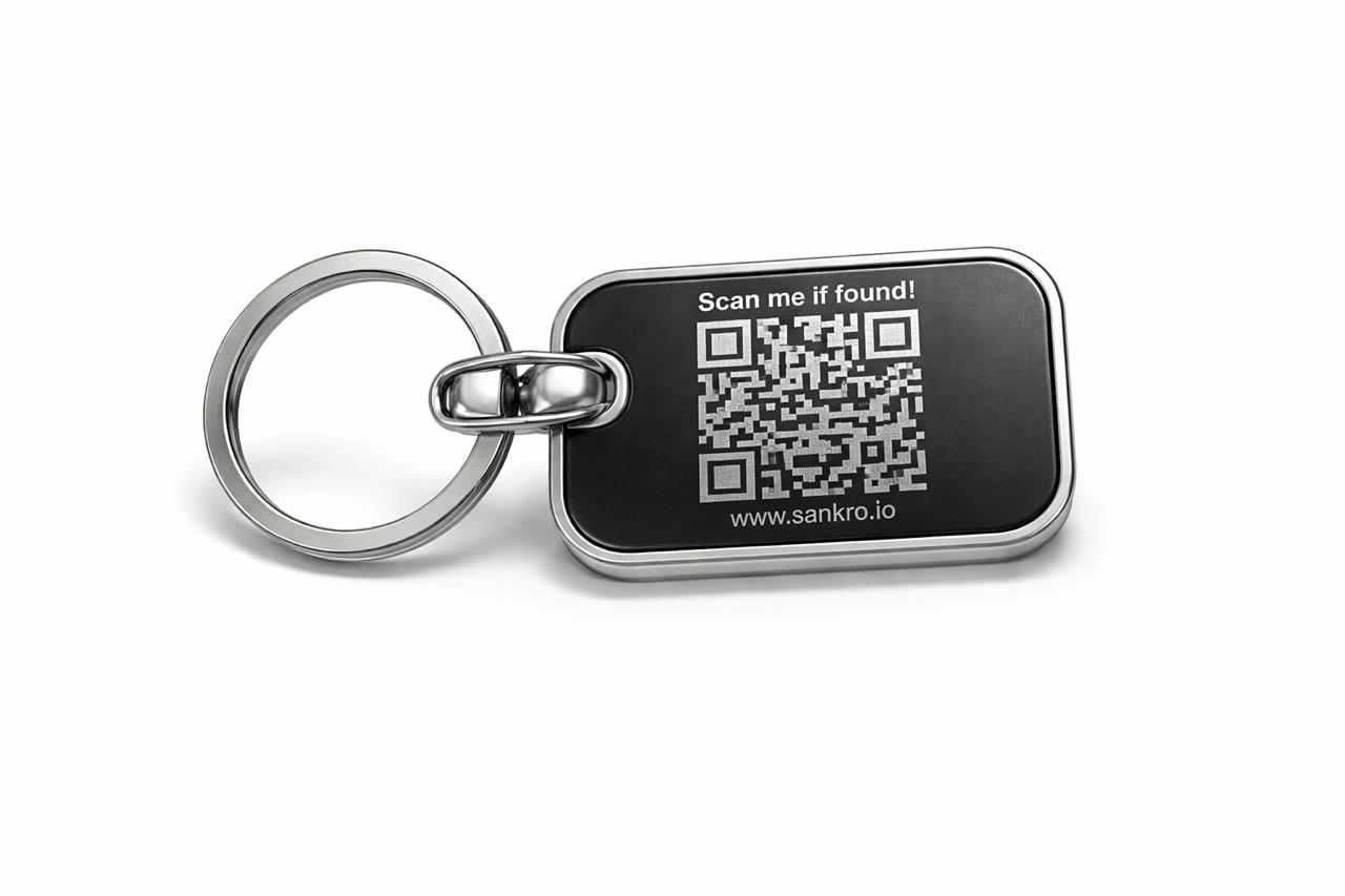 Attach the tag to your belongings